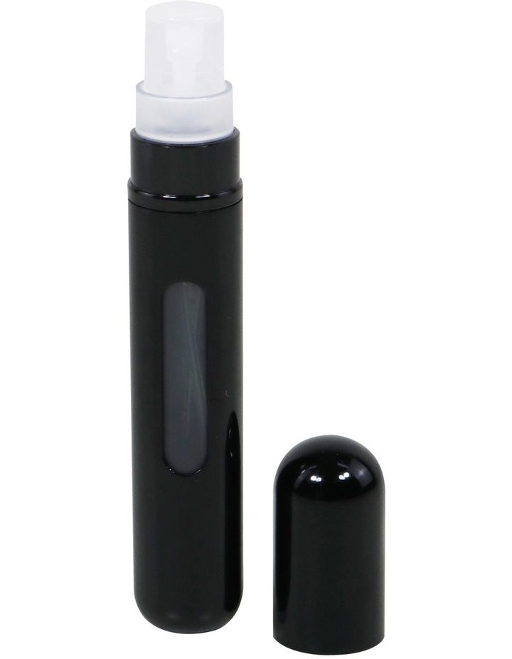 Large Metallic Perfume Atomiser in Black