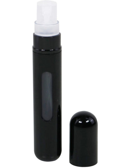 Large Metallic Perfume Atomiser in Black