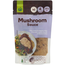 Woolworths Mushroom Sauce 200g