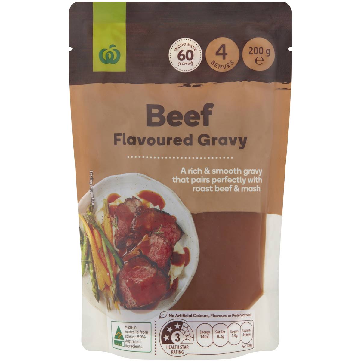 Woolworths Beef Flavoured Gravy 200g