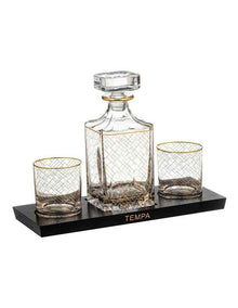 Winston Whisky Set 4 Piece in Clear