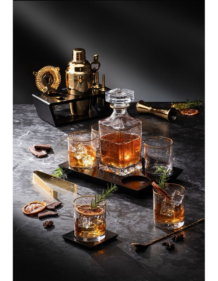 Winston Whisky Set 4 Piece in Clear