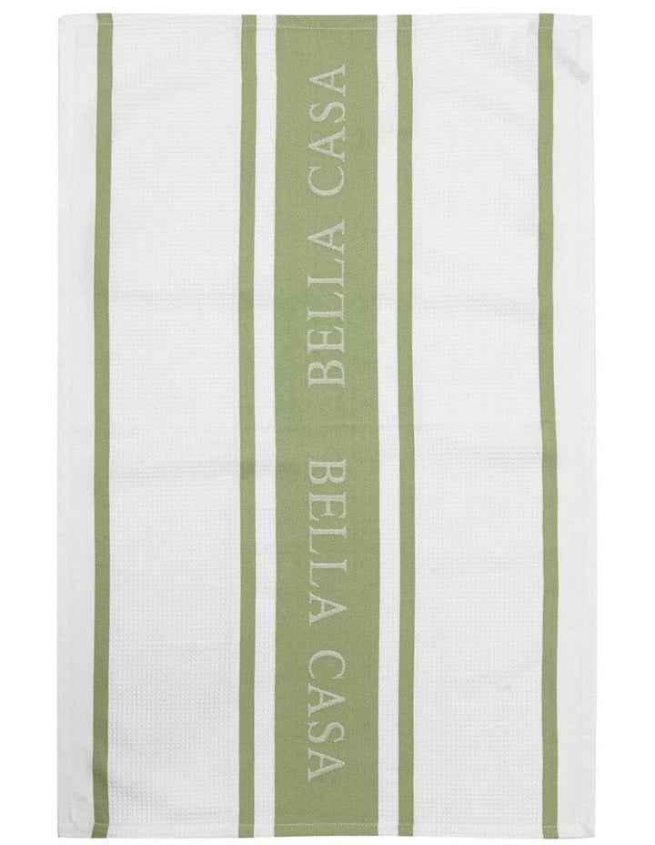 Bella Casa 2 Pack Kitchen Towel in Sage