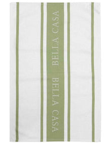Bella Casa 2 Pack Kitchen Towel in Sage
