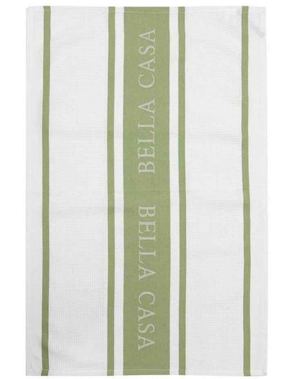 Bella Casa 2 Pack Kitchen Towel in Sage