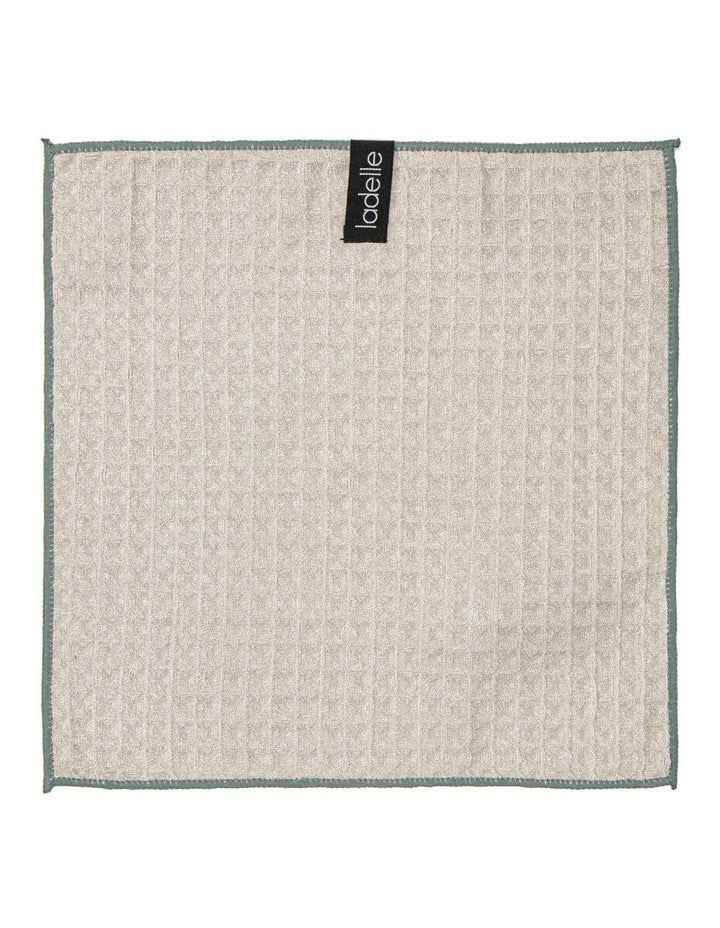 Mega Waffle Microfibre 30x30cm 3 Pack Dishcloth in Taupe