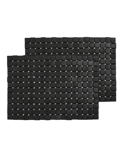 Alex Placemat 2 Pack in Black