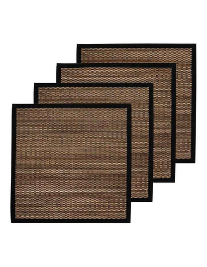 Rashida Placemat 4 Pack in Black