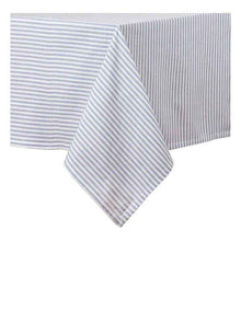 Pinstripe 150x300cm Tablecloth in Light Blue