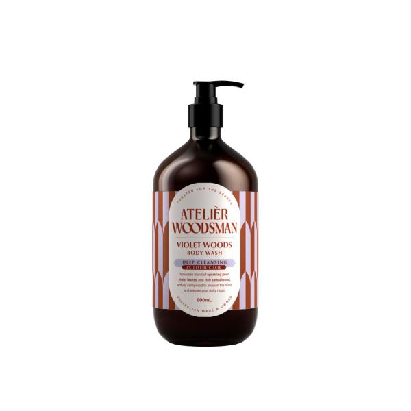 WOODSMAN VIOLET WOODS BODY WASH 900ML