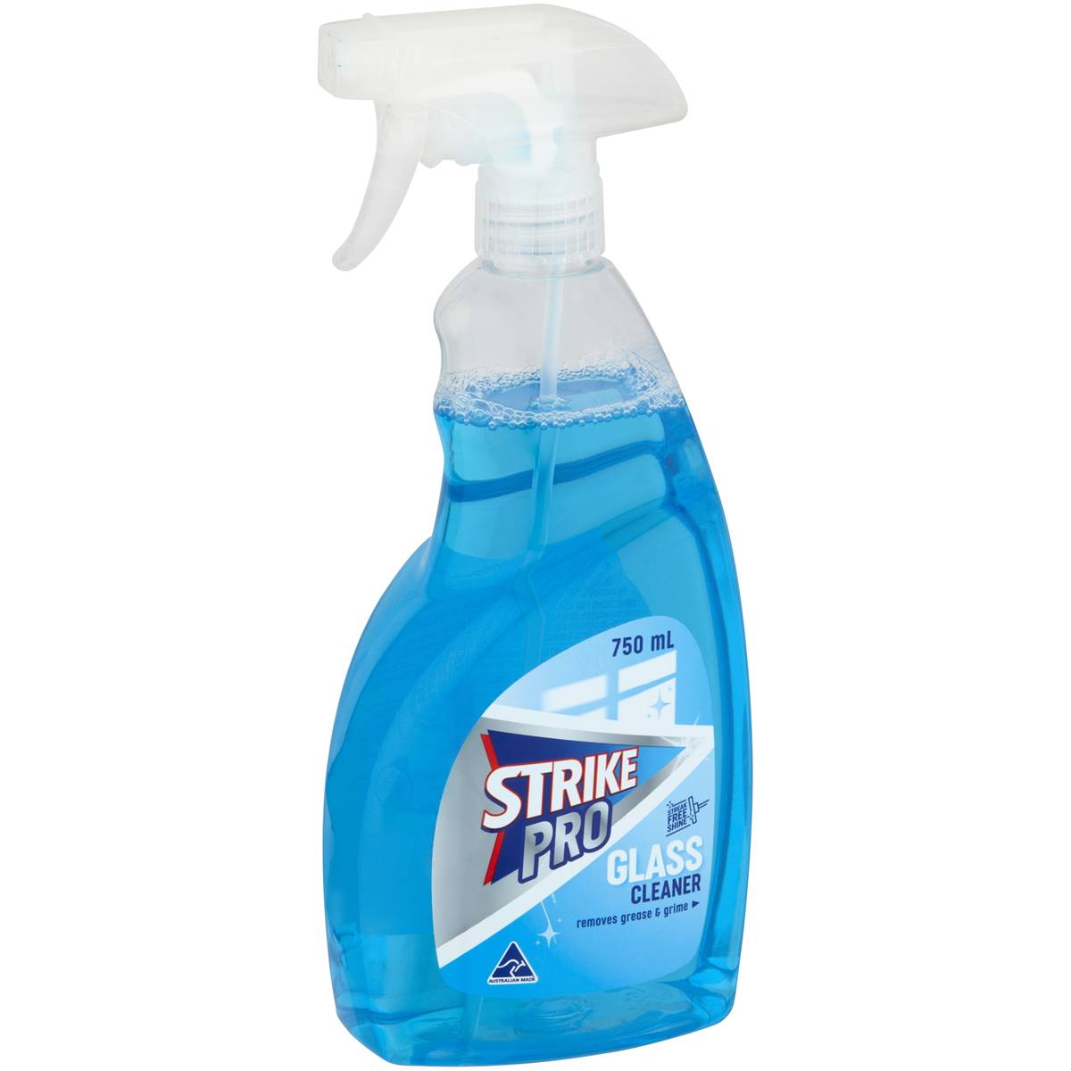 Strike Pro Glass Cleaner Spray Removes Grease & Grime 750ml