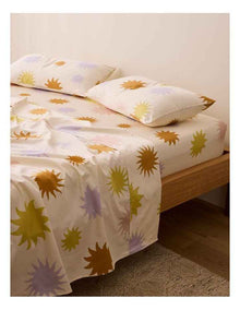 Eden Cotton Flat Sheet in Soli