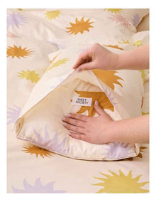 Eden Cotton Standard Pillowcase Pair in Soli
