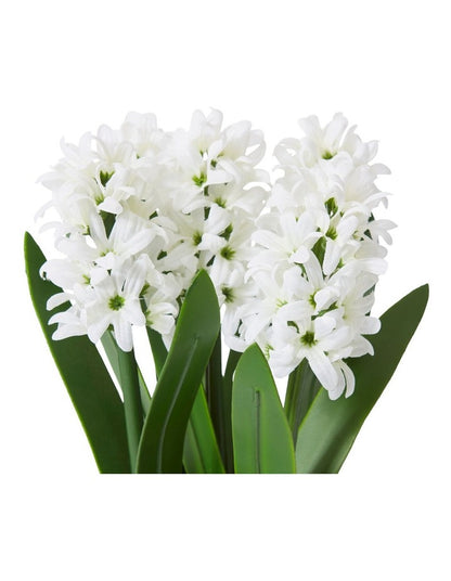 Hyacinths Chinoiserie Bowl in White