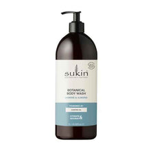SUKIN BOTANICAL BODY WASH JASMINE & ALMOND 1L