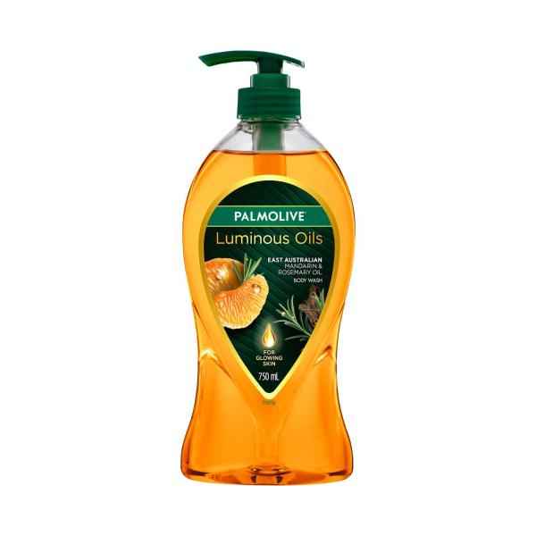 PALMOLIVE BODY WASH LUMINOUS OILS MANDARIN & ROSEMARY 750ML