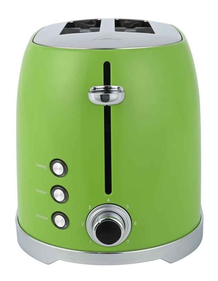 Retro 2 Slice Toaster Green CT002G