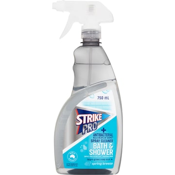 Strike Pro Bath & Shower Spray Cleaner Spring Breeze 750mL