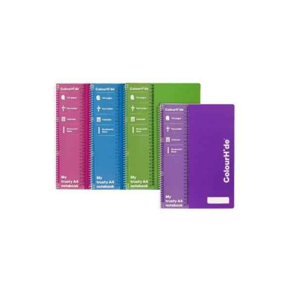 Colourhide Notebook A4 120pages