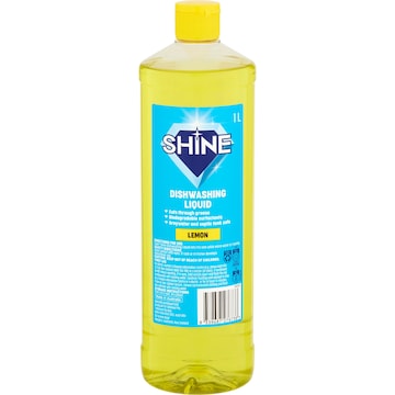 Shine Dishwashing Liquid Lemon 1L