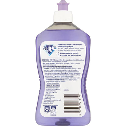 Shine Ultra Dishwashing Liquid Pear And Peony 450 Ml