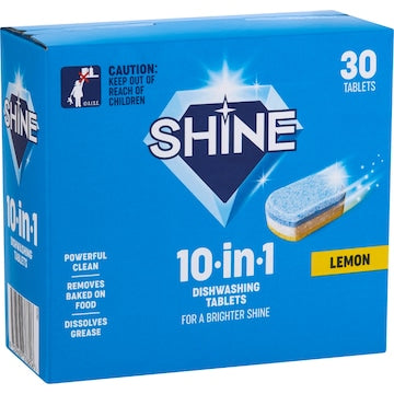 Shine Dishwashing Tablets 30 pack