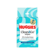 HUGGIES CLEAN AND GO MINI WIPES 8PACK