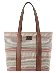 Gina Tote Bag in Brown Multi