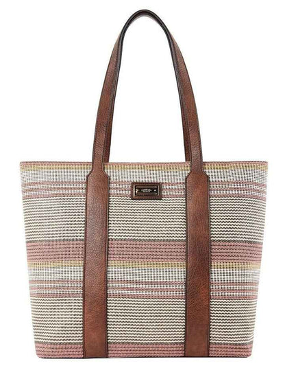 Gina Tote Bag in Brown Multi