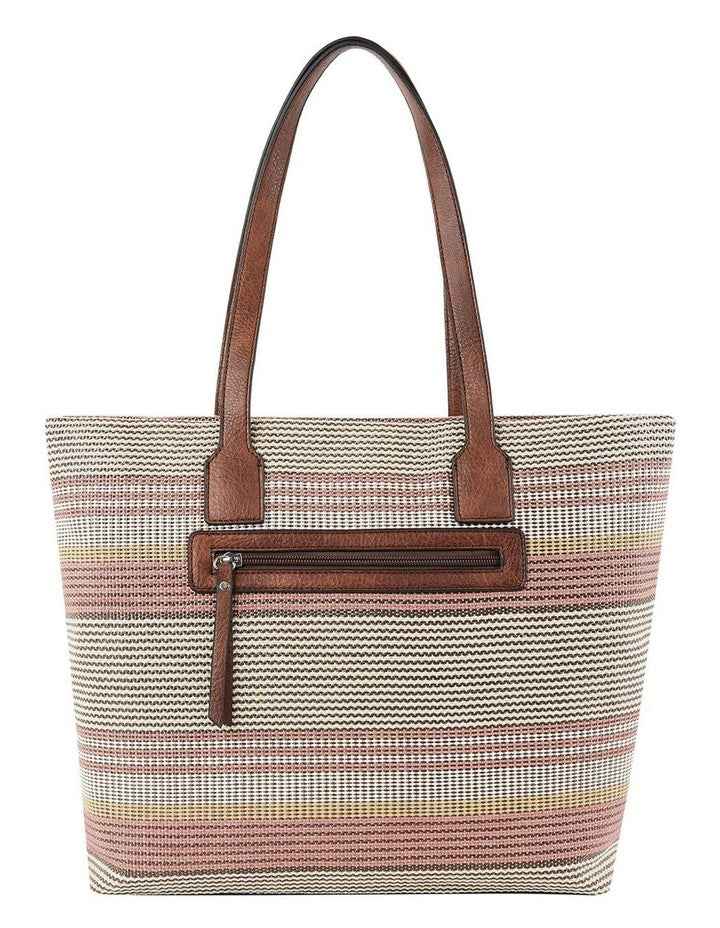 Gina Tote Bag in Brown Multi
