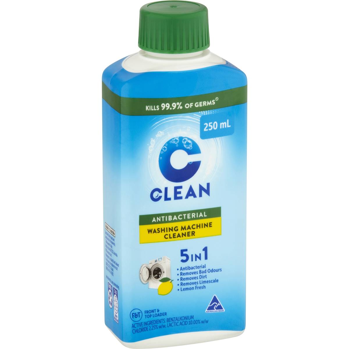 Clean Washing Machine Cleaner Antibacterial 250ml