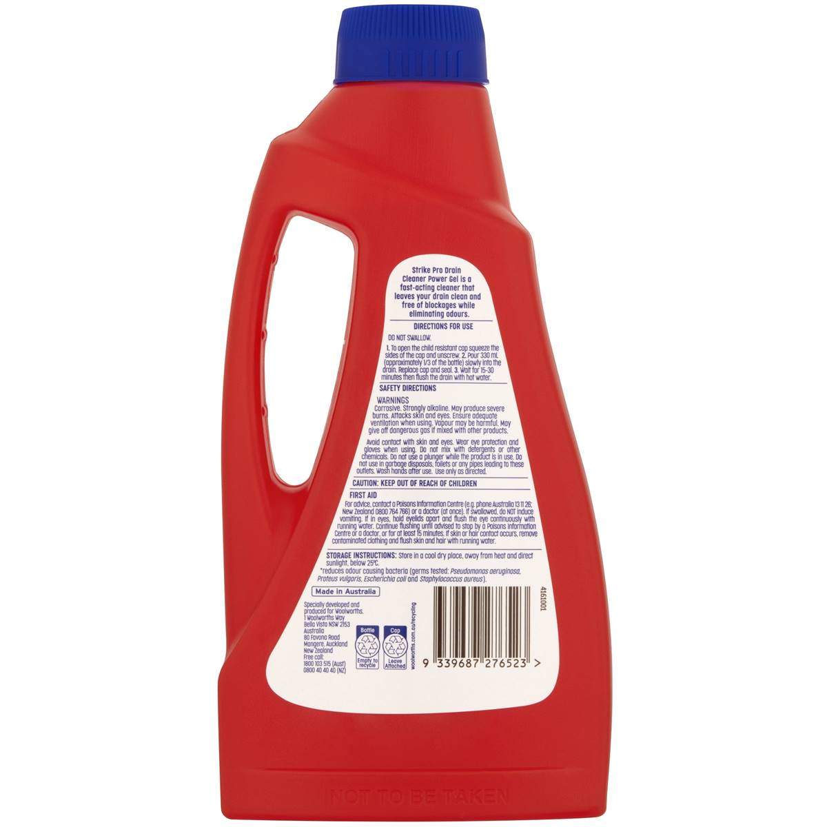 Strike Pro Drain Cleaner Powerful Gel 1l