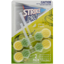 Strike Pro Toilet Clean Rim Block Citrus 2 Pack