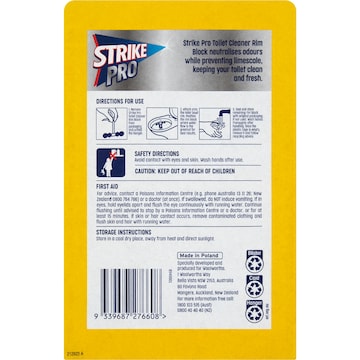 Strike PRO Toilet Clean Rim Block Citrus 2 pack