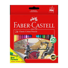 FABER CASTELL CLASSIC COLOURING PENCILS 24PK