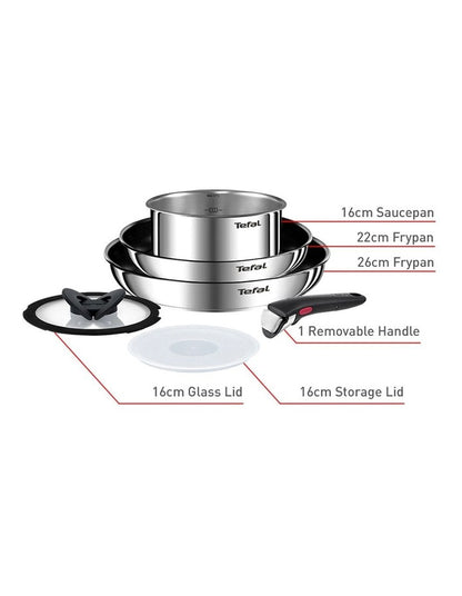 Ingenio Emotion Induction Non-stick Stainless Steel 6 Piece Set