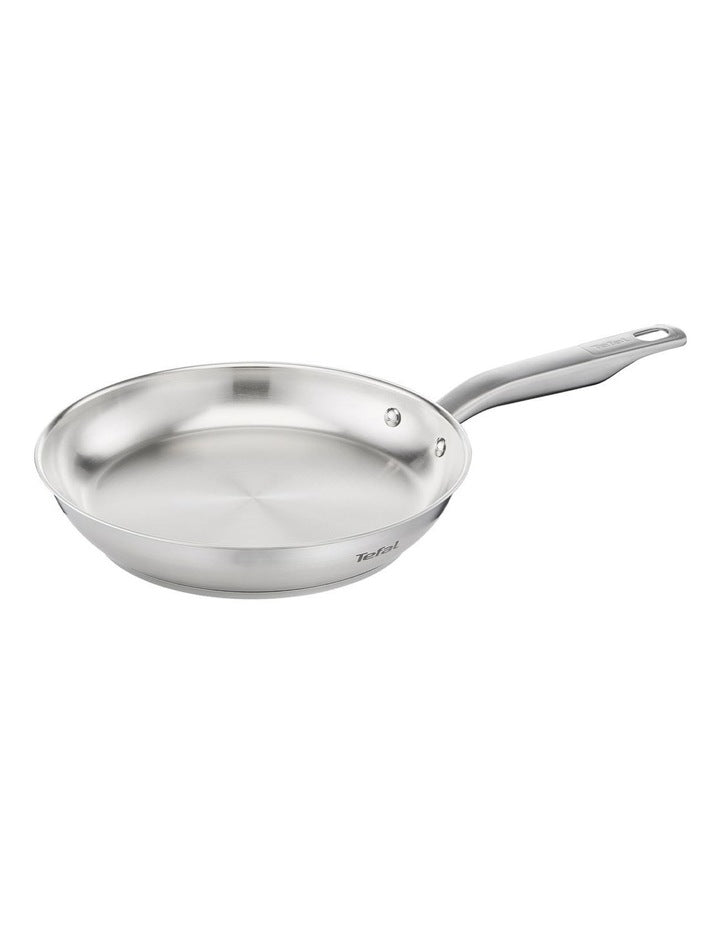 Virtuoso Induction Stainless Steel Uncoated Frypan 24cm in Silver