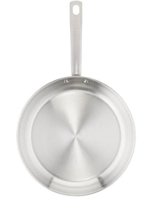 Virtuoso Induction Stainless Steel Uncoated Frypan 24cm in Silver