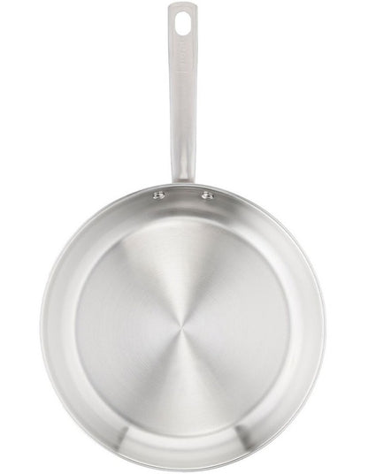 Virtuoso Induction Stainless Steel Uncoated Frypan 24cm in Silver