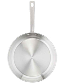 Virtuoso Induction Stainless Steel Uncoated Frypan 28cm in Silver
