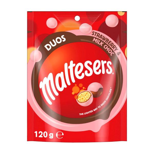 MALTESERS DUOS STRAWBERRY & MILK CHOC