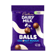 CADBURY DAIRY MILK COCONUT ROUGH BALLS 125G