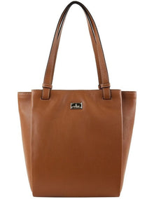 Lorne Leather Tote in Tan