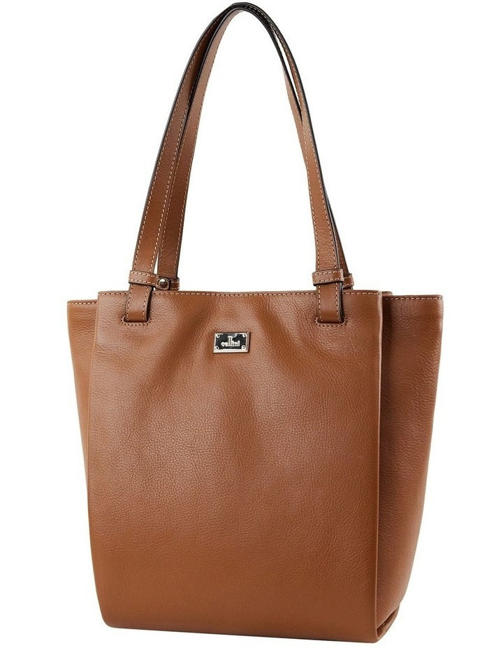 Lorne Leather Tote in Tan