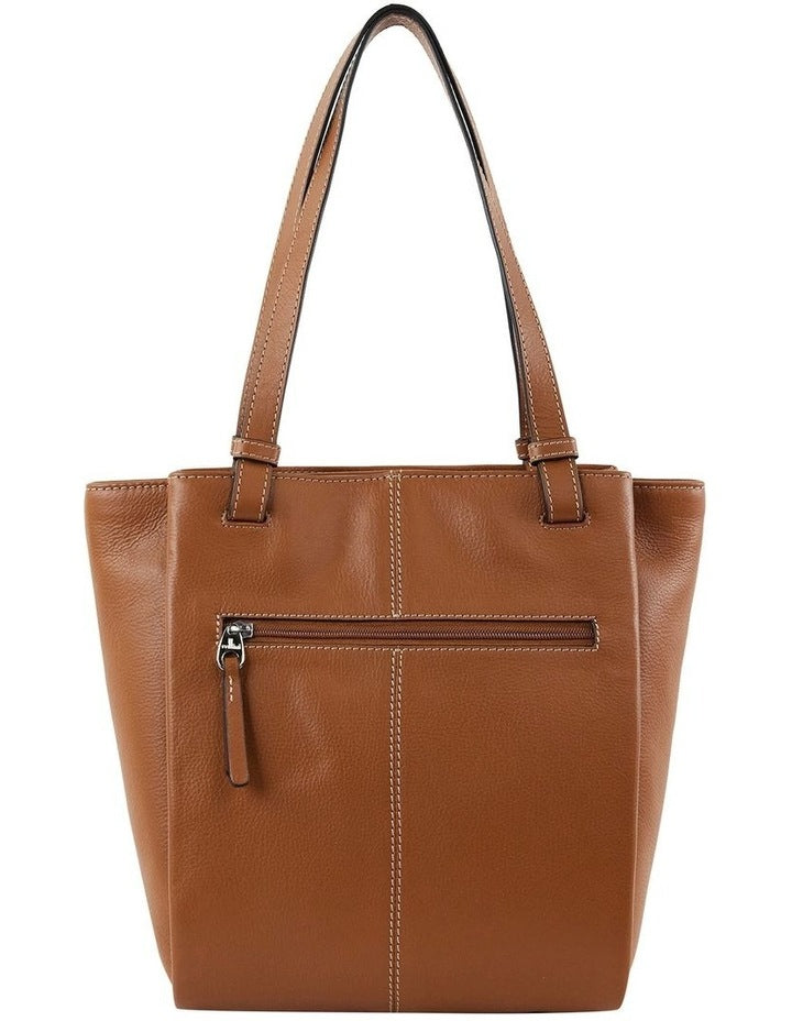 Lorne Leather Tote in Tan