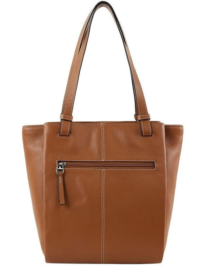 Lorne Leather Tote in Tan