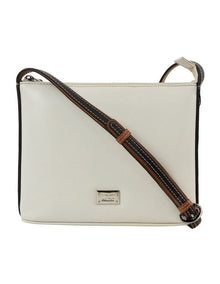 Milford Leather Crossbody in Tan Multi