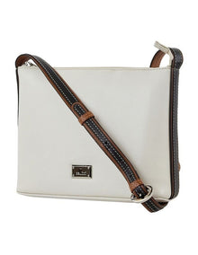 Milford Leather Crossbody in Tan Multi