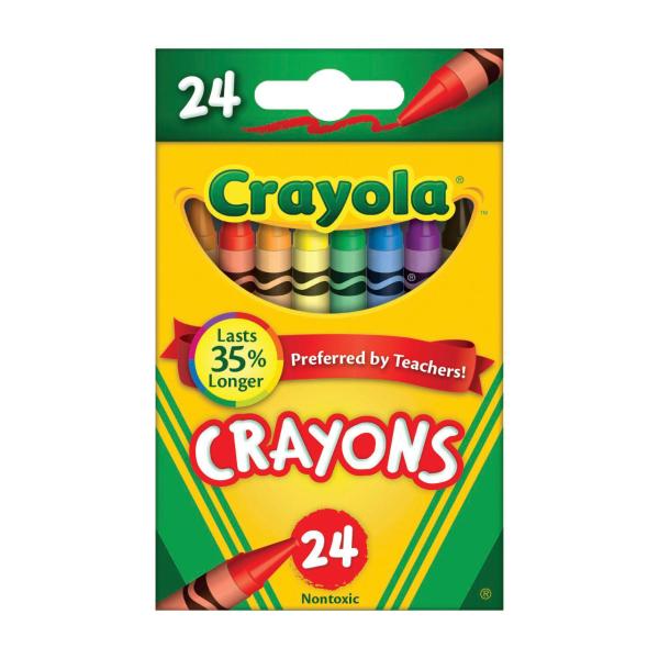 CRAYOLA CRAYONS TUCK BOX