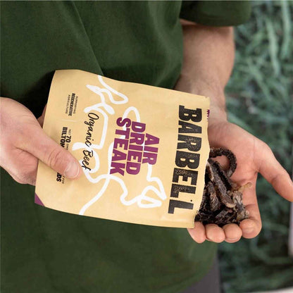 Barbell Biltong Grass Fed Beef Sea Salt 70g